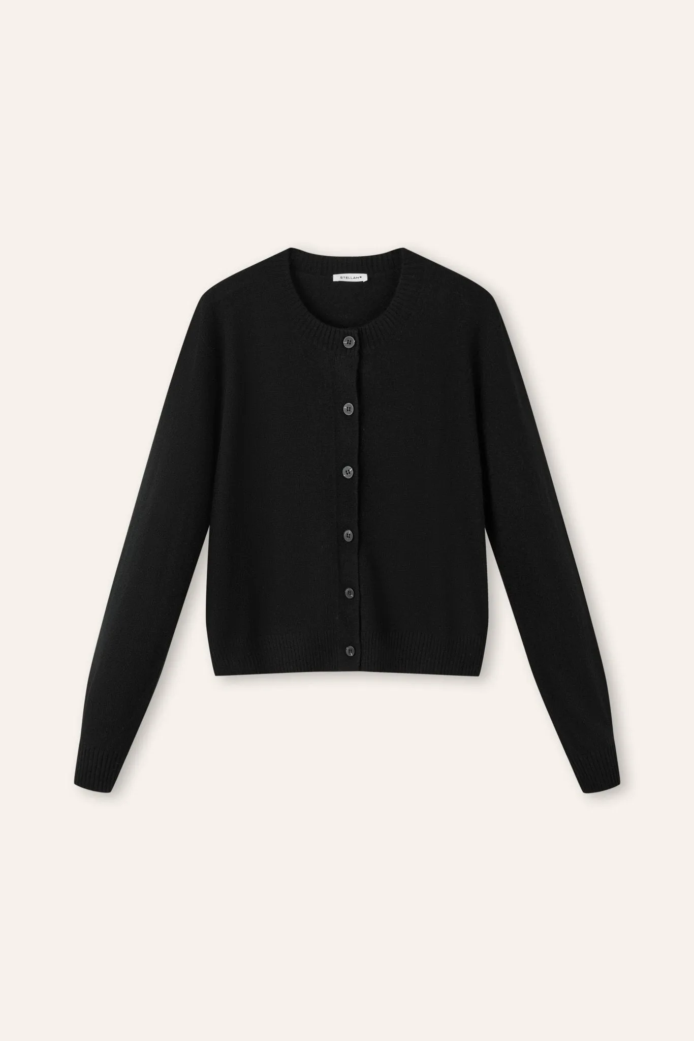 MARIA superfine cashmere cardigan (Black)